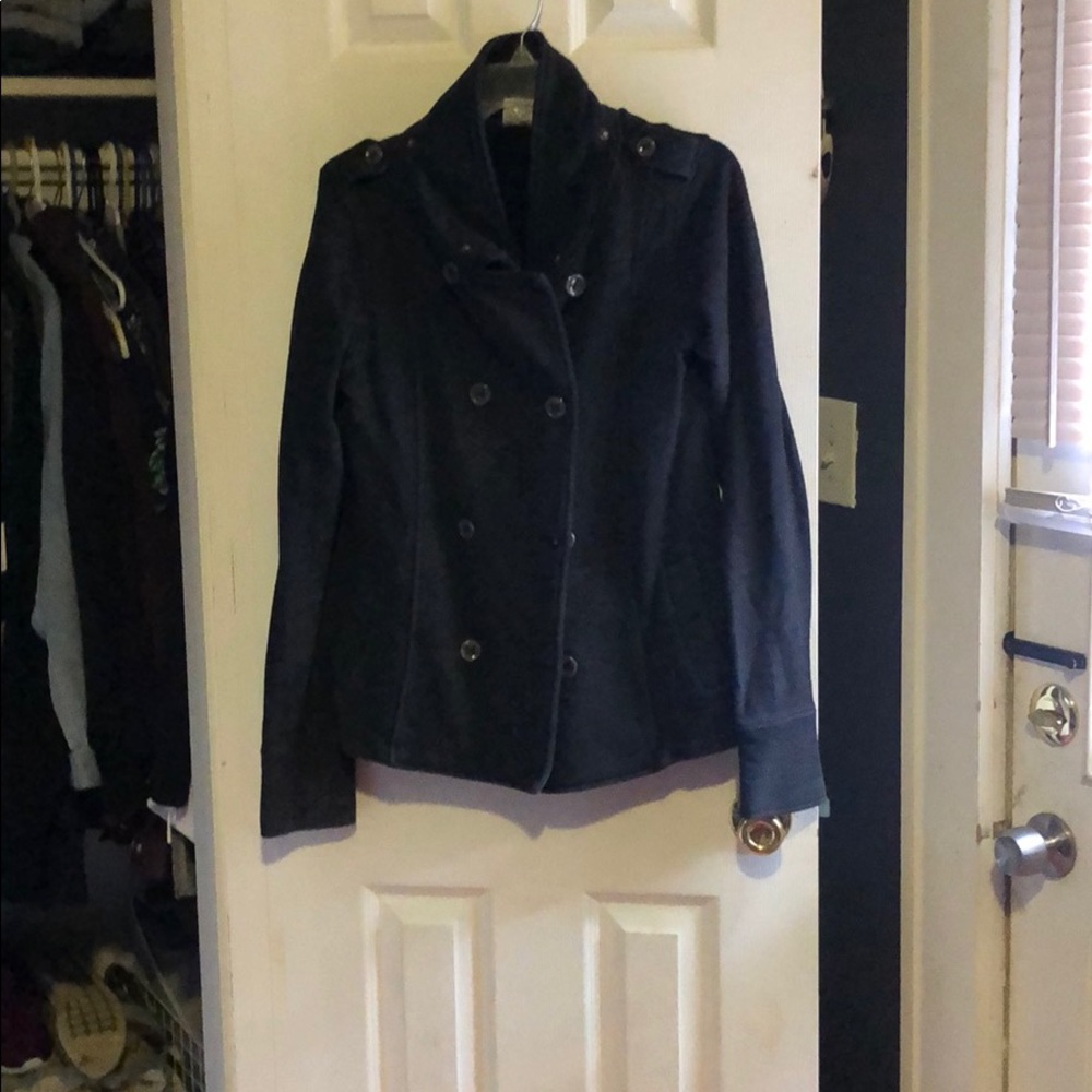 Sweatshirt pea coat
